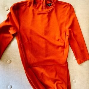 Top shop orange dress